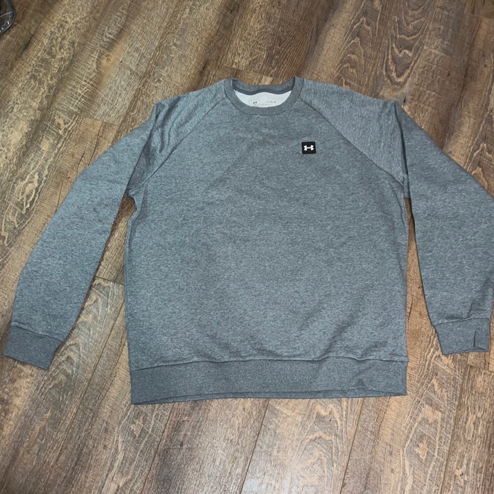 Under Armour Mens Coldgear loose charcoal sweatshirt Size XL